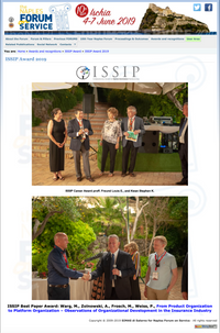 ISSIP_Award-2019 Naples Forum